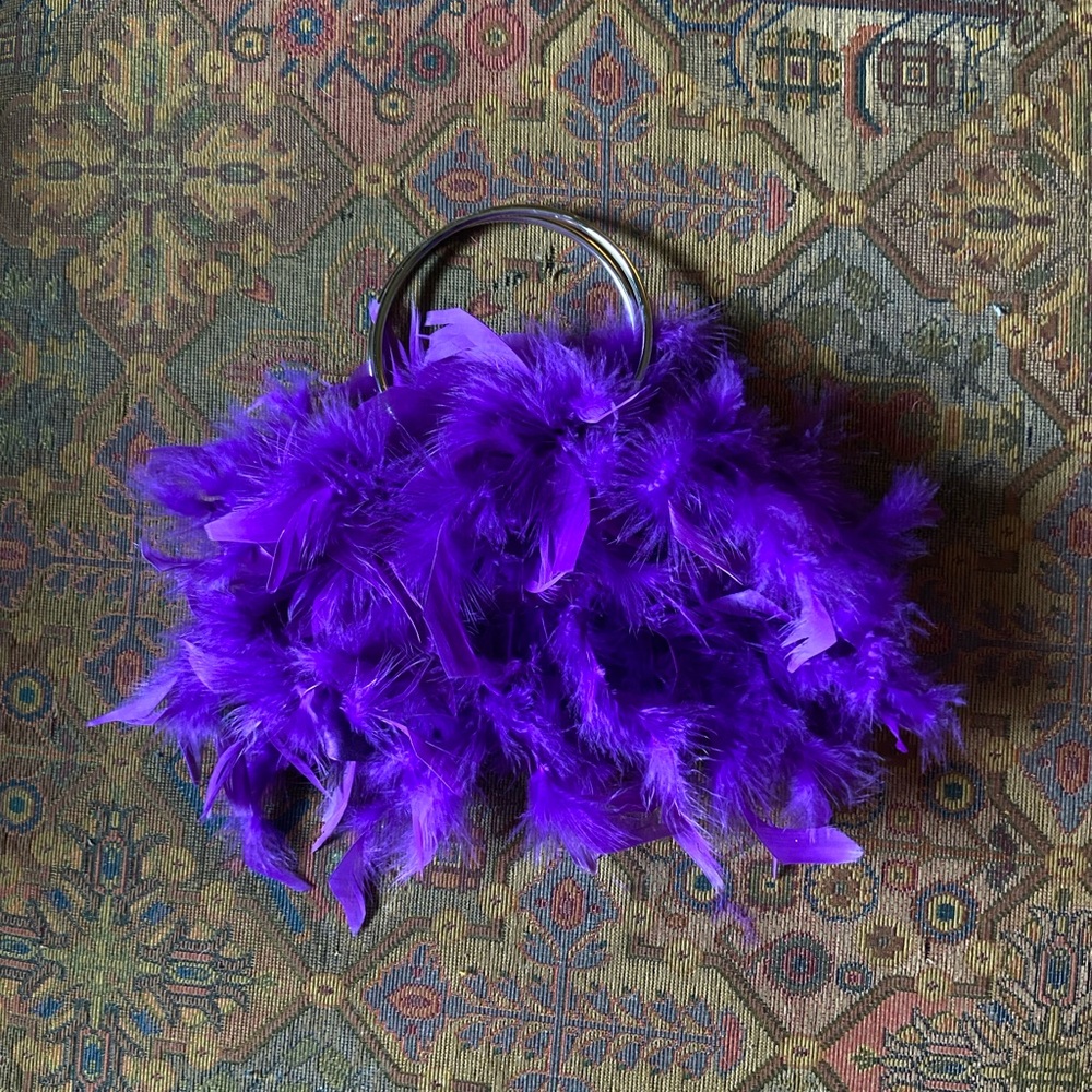 feather bag